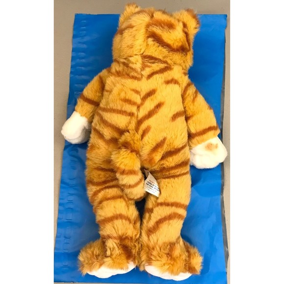 Build A Bear Orange Striped Tabby Cat Plush Stuffed Toy 16 inches, Sound Works! - Picture 4 of 10